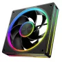 Korpuso ventiliatorius MODECOM VOLCANO LOOP 120 ARGB Reverse Fan Black 120 mm PWM 400–1400 RPM ARGB lizdas