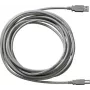 USB kabelis GIRA 090300 USB 2.0 3 m USB A USB B pilkas