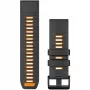 Garmin QuickFit laikrodžio dirželis 26 mm silikonas graphite/Spark Orange (010-13393-05)