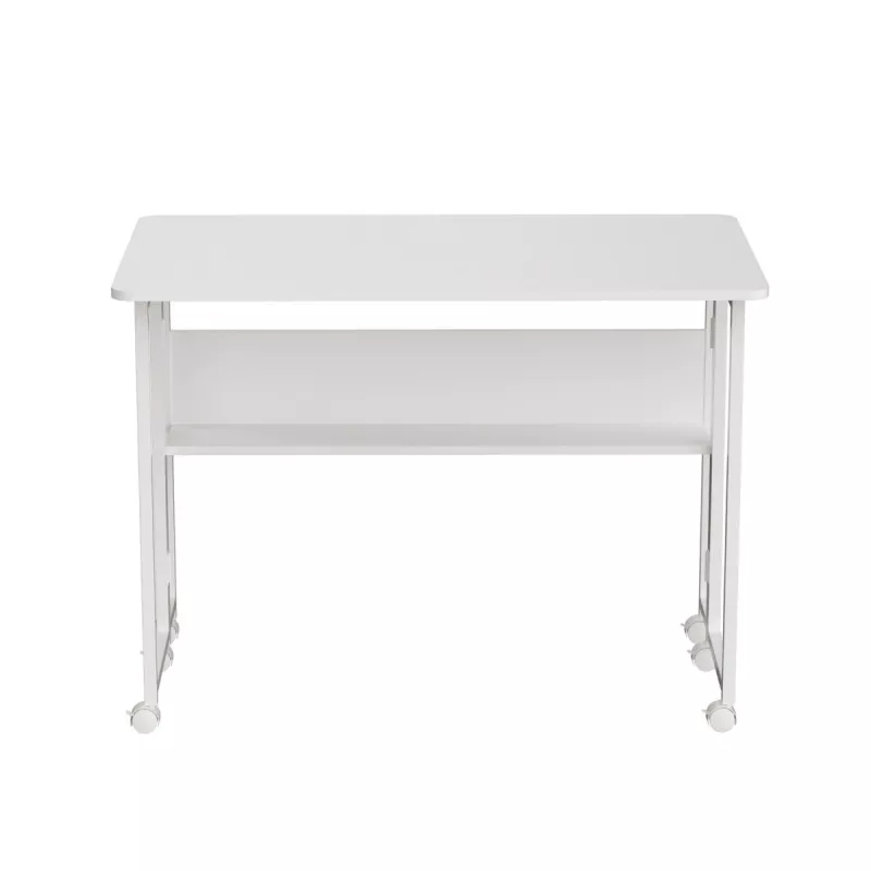 Maclean sulankstomas mobilus stalas baltas MC-126W 50kg