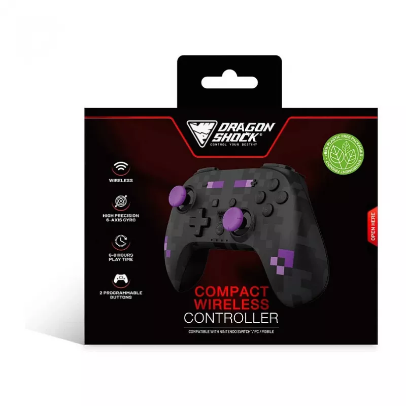 Dragonshock Controller Poptop Wireless Cubes juodas jungiklis