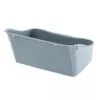 Atviras kampinis tualetas FERPLAST L305 triušiams, plastikinis, pilkas, 370×270×185 mm