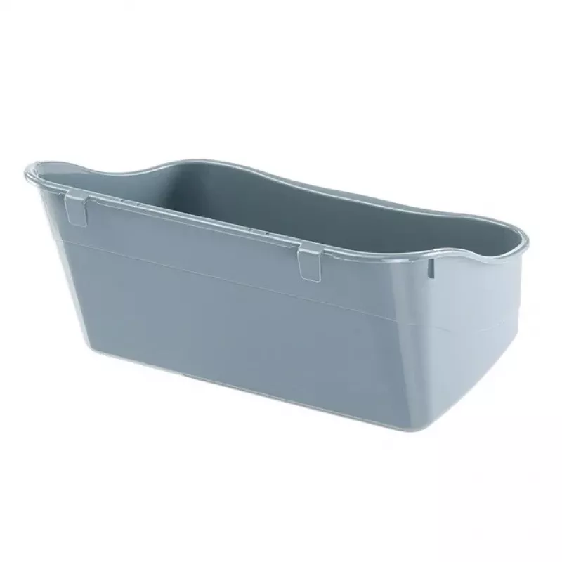 Atviras kampinis tualetas FERPLAST L305 triušiams, plastikinis, pilkas, 370×270×185 mm