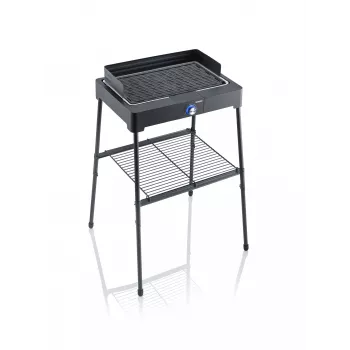 Elektrinis grilis Severin PG 8568, 2200 W, juodas, stačiakampis kepimo paviršius