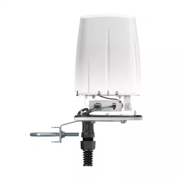Kryptinė omni antena QuWireless QuSpot A140S-A, PoE/LAN, 0.694–2.7 GHz, iki 4 dBi, balta