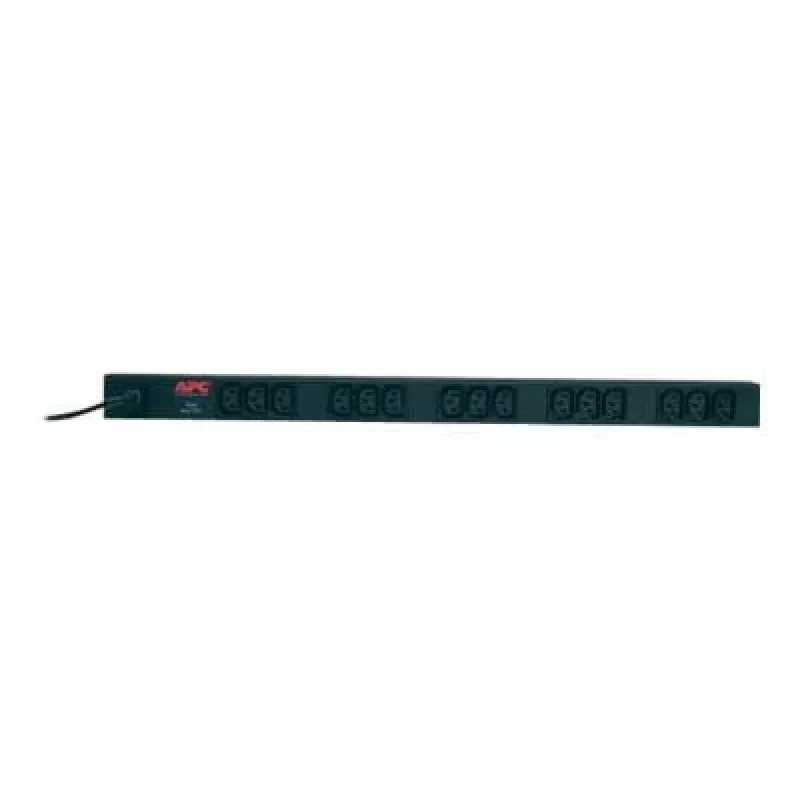 APC RACK PDU BASIC ZERO U 10A 230V maitinimo paskirstymo blokas (PDU) su 15 C13 lizdų, 0U, juodas