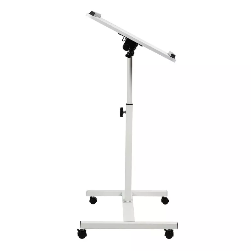 Maclean mobilus stalas / stovas nešiojamam kompiuteriui, baltas, aukščio reguliavimas 59-89 cm, max. 30 kg, MC-121 W