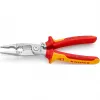 Kombinuotosios replės smailianosės Knipex 13 96 200