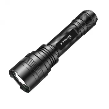 Žibintuvėlis Supfire C8-H — 1200 lm, USB įkraunamas, 250 m spindulys