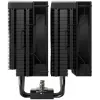 Oro aušintuvas DeepCool AG620 BK ARGB V2 — 120 mm dviejų ventiliatorių, 6 šilumos vamzdeliai, LGA 1700/AM4/AM5, juodas