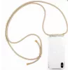 Dėklas ant kaklo iPhone Xs Max Lookabe auksinė matinė apdaila