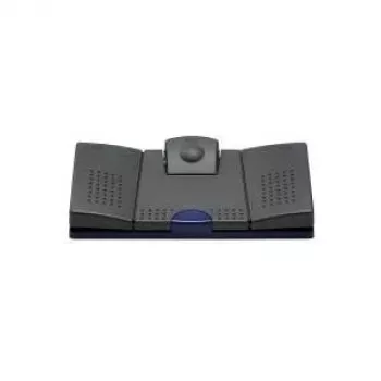 Grundig Foot switch 536 - Verkabelt - Schwarz - Blau - Diktiergerät - Grundig - Digta 830 - Digta 441/446/447 Plus - Drucktasten (GGI 2404)