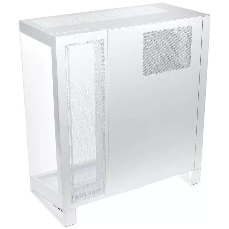 PHANTEKS NV Series NV7 E-ATX korpusas, grūdintas stiklas, ARGB – baltas su M25 Gen2 PWM D-RGB ventiliatorių 3 vnt. komplektu – atvirkštinė mentė, 140 mm + DRGB rinkinys