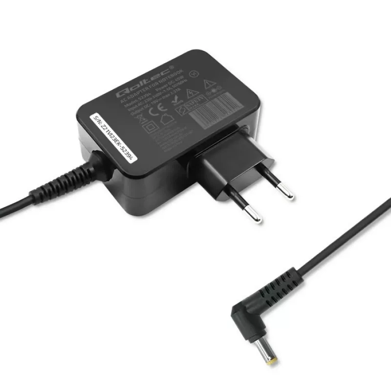 Maitinimo adapteris QOLTEC 45W 19V 2.37A su 5,5x1,7 mm jungtimi