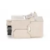 Keystone modulis Digitus CAT 8.1 RJ-45 ekranuotas plokščias baltas