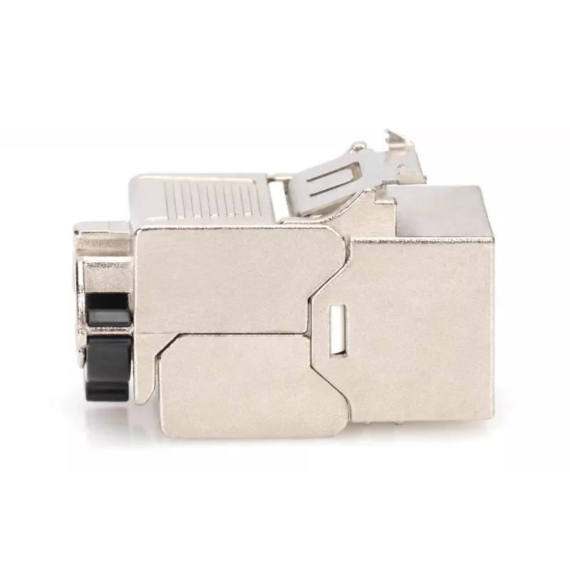 Keystone modulis Digitus CAT 8.1 RJ-45 ekranuotas plokščias baltas