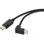 Renkforce DisplayPort jungiamasis kabelis 1,50 m SP-9163732, auksuoti kištukų kontaktai, juodas [1x DisplayPort kištukas - 1x DisplayPort kištukas] (SP-9163732)