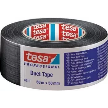 Lipni juosta Tesa 04610 — 50 m x 50 mm, juoda