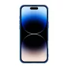 Apsauginis dėklas telefonui Nillkin CamShield Pro, skirtas iPhone 16 Pro Max, mėlynas, su slankiojančiu fotoaparato dangteliu