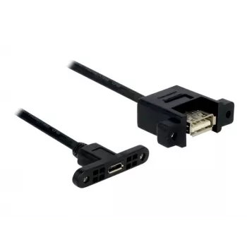 USB laidas Micro-USB B USB A DeLOCK 85109 0,25 m