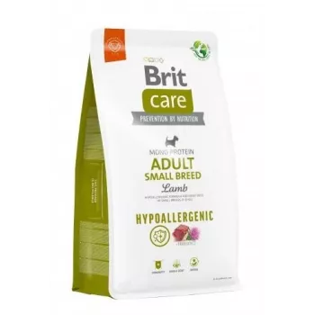 Sausas šunų ėdalas Brit Care Hypoallergenic Adult Small Breed Ėriena ir Ryžiai 3 kg