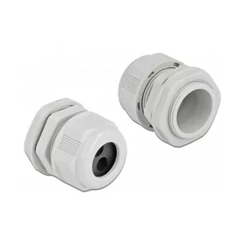Kabelio įvadas DeLOCK 60372 pilkas plastikinis 2 vnt.