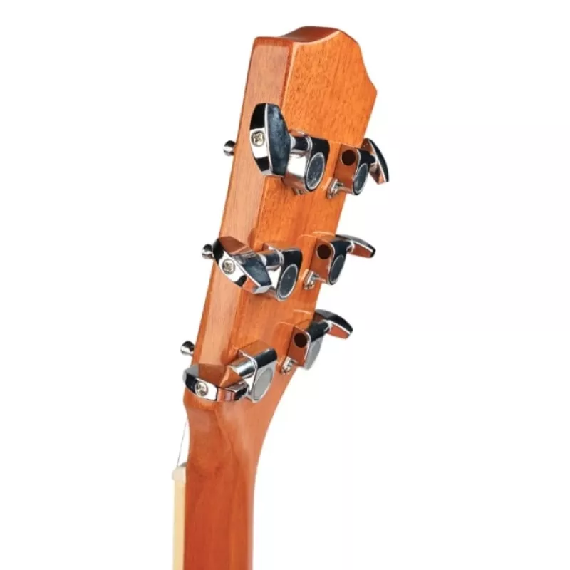 Elektroakustinė gitara V-tone VEAG1 CE 4/4 Wood – pilno dydžio dreadnought su išpjova, eglės viršumi, mahagony šonais ir nugarėle, įmontuotu preampu