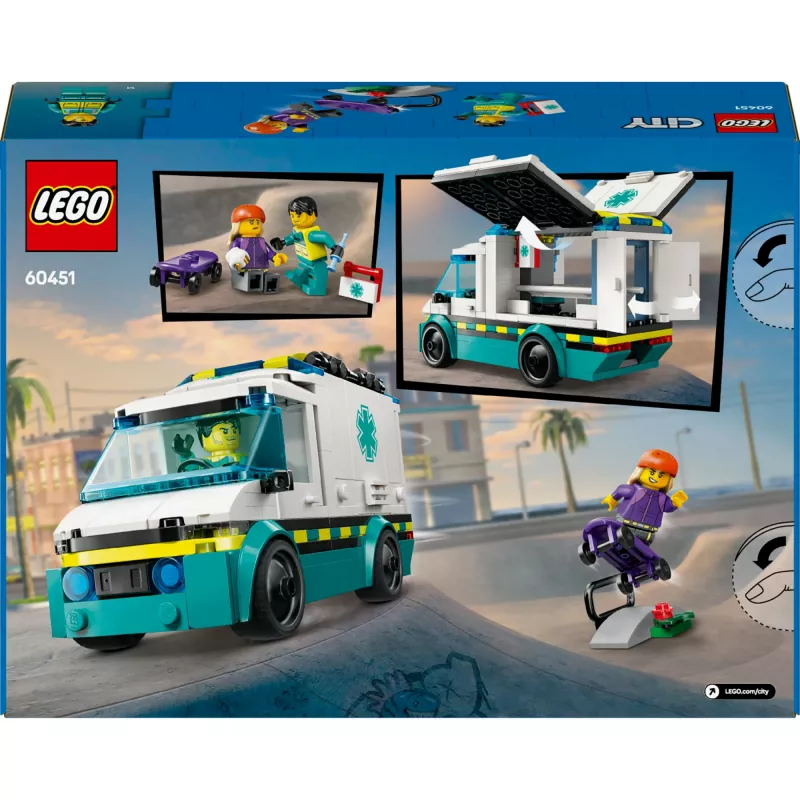 LEGO CITY 60451 Greitoji medicinos pagalba