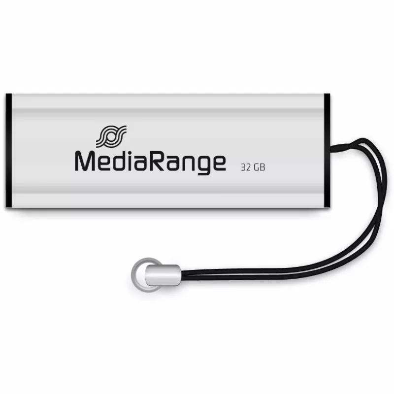 MediaRange SuperSpeed USB atmintukas 32GB USB 3.0 juodas/sidabrinis (MR916)