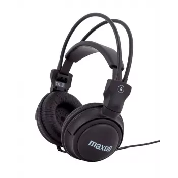 Ausinės Maxell Home Studio MAX-833, laidinės, uždengiančios ausis, 32 Ω, 98 dB, 16–22000 Hz, 5 m laidas, juodos