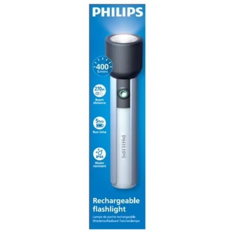 Philips Rechargeable USB-C 400 lm 2000 mAh – nešiojamas LED prožektorius