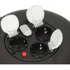 Prailginimo laidas Brennenstuhl 1093900600 10m 3 AC lizdai Vidaus Juoda