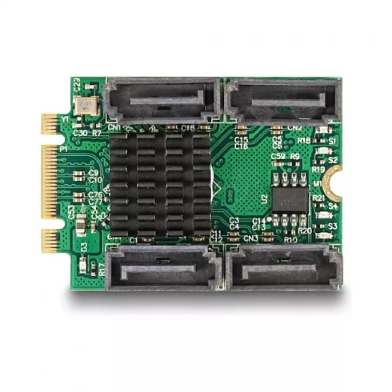 DeLOCK 61062 Vidinė SATA adapter M.2 į SATA 6 Gbit/s RAID 0 1 10 JBOD