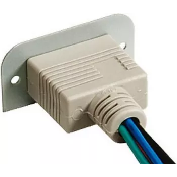 Kindermann Konnect 50 alu - VGA (HD15) 90° - modulinis snap-in lizdas
