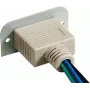 Kindermann Konnect 50 alu - VGA (HD15) 90° - modulinis snap-in lizdas