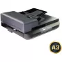 Plokščiasis ir automatinio padavimo skaitytuvas Avision AD5800 — 1200 x 1200 DPI, A4, 100 lapų ADF, dvipusis, LCD, baltas