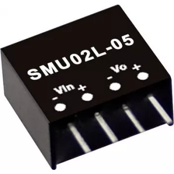 Maitinimo keitiklis MEAN WELL SMU02M-12, įėjimas 10.8–13.2 V, išėjimas 12 V, galia 2 W