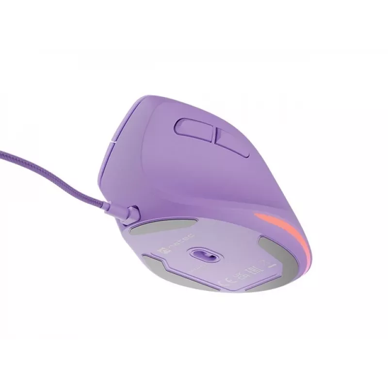 NATEC Crake 2 Pro vertikali pelė, dešinei rankai, USB-A, optinė, 12800 DPI