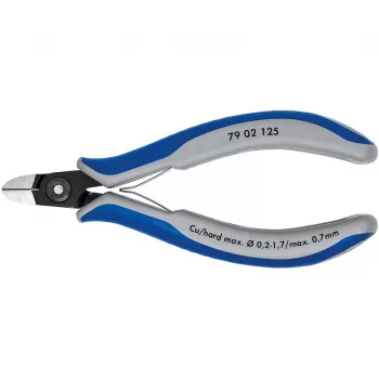 KNIPEX preciziniai elektronikos įstrižiniai pjovikliai
