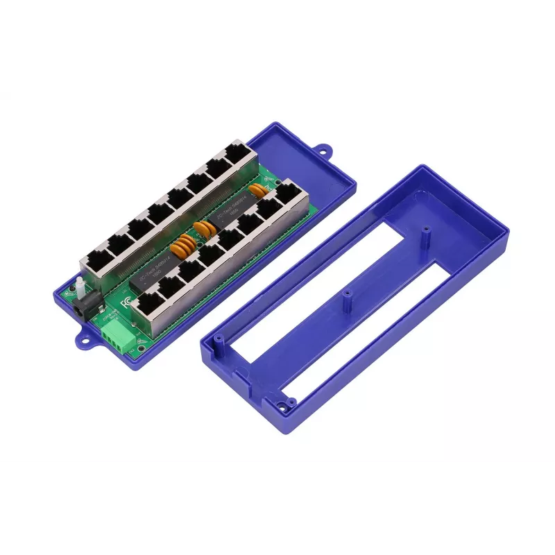Extralink PoE Injector Gigabit 8 Prievadų 1000Mb/s RJ45 B režimas