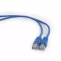 Pataisos laidas CAT5E mėlynas, 2 m, liejiniai kištukai su įtempimo reljefu, 50u