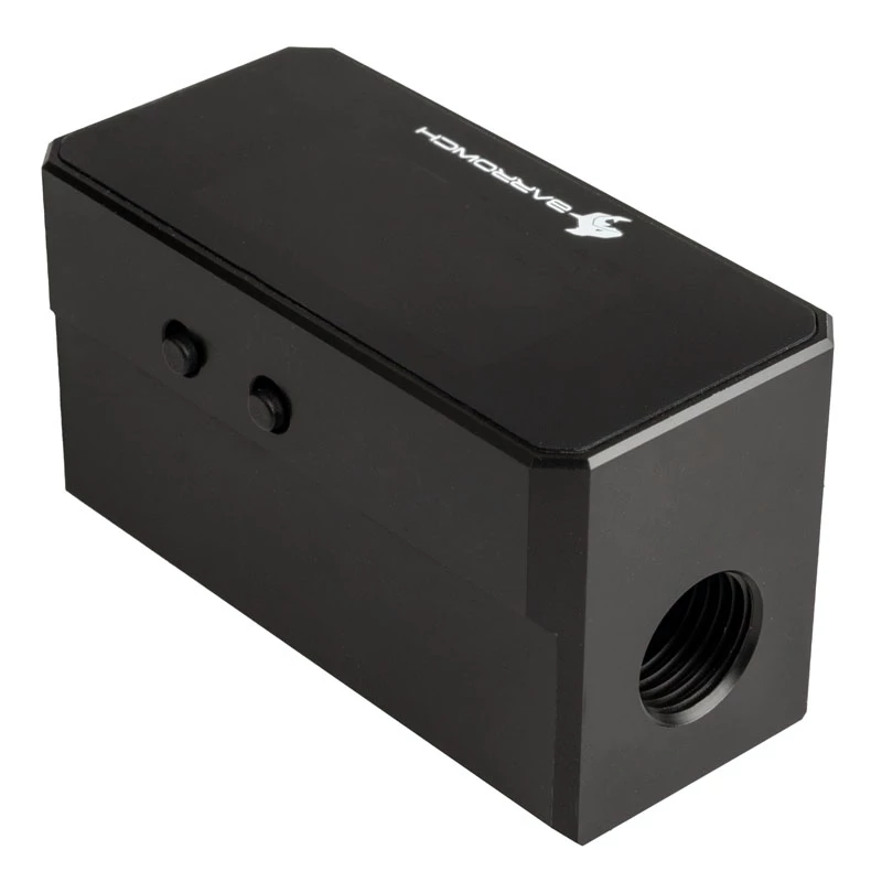 Srauto matuoklis Barrow FBFT08 B su OLED ekranu, juodas