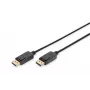Jungiamasis kabelis DisplayPort su užraktu 1080p 60Hz FHD tipas DP / DP M / M juodas 3m