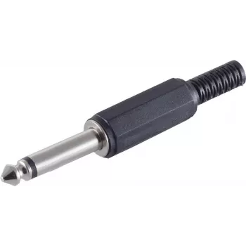 Mono 6,3 mm Jack kištukas ShiverPeaks 22220505 su plastikiniu korpusu