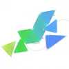 Nanoleaf NL47-0002TW-9PK trikampiai LED skydeliai – 9 vnt., RGB, montuojami ant sienos, AC maitinimas, balti