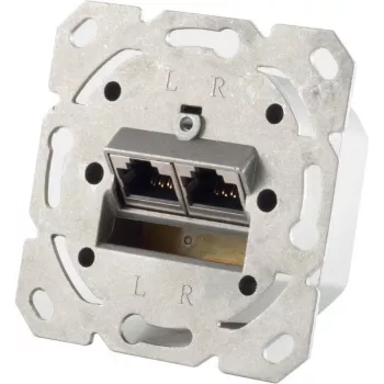 ShiverPeaks 74280 Cat.6A 2‑Port tinklo lizdas