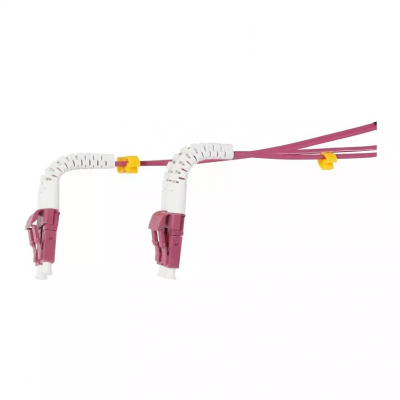 Synergy 21 LWL-2-Faser-Patchk. 0.5mtr.LC-LC 50/125um OM4 AD 2mm flexible Knickschutztülle - Multimode-Faser - 0,5 m