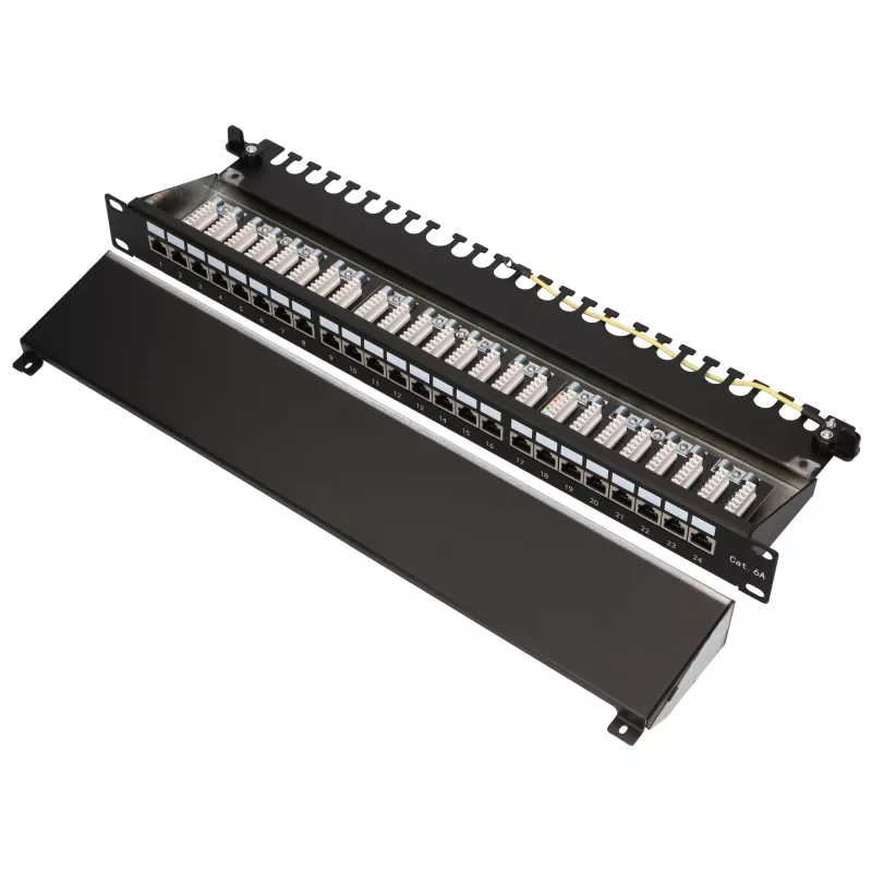 Pataisų skydelis Extralink CAT6A STP, 24 prievadai