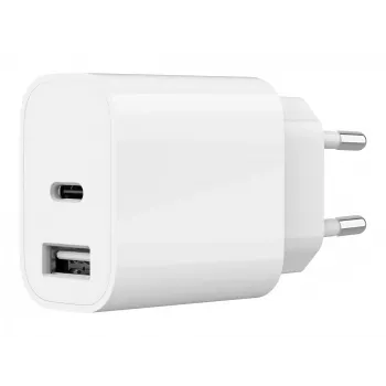 USB įkroviklis universalus baltas 2 prievadai TA-UC-2AC12-01 GEMBIRD