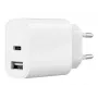 USB įkroviklis universalus baltas 2 prievadai TA-UC-2AC12-01 GEMBIRD